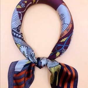 NEW designer style satin scarf